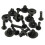 10x Front Rear Bumper Push Retainer Clips For  type 1
