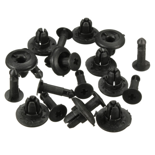 10x Front Rear Bumper Push Retainer Clips For  type