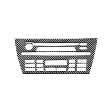 For - X3 E83 2006-2010 Soft Carbon Fiber Central Control CD Panel Decorative Cover Trim Sticker Accessories