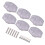 12 Pcs Guitar Tuners Machine  Buttons White Pearl Tuning Key Square Buttons Handle Caps 2