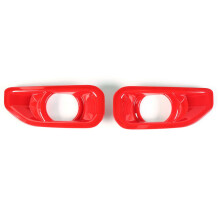 Car ABS Front Fog Lamp Light Cover Trim Decoration for   JL 2018+ Accessories Red