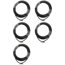 5X SMA WiFi Antenna Extension 10M SMA Male to SMA Female Low Loss RG58 Coaxial Cable Patch Lead Coax for 2G/3G/4G LTE