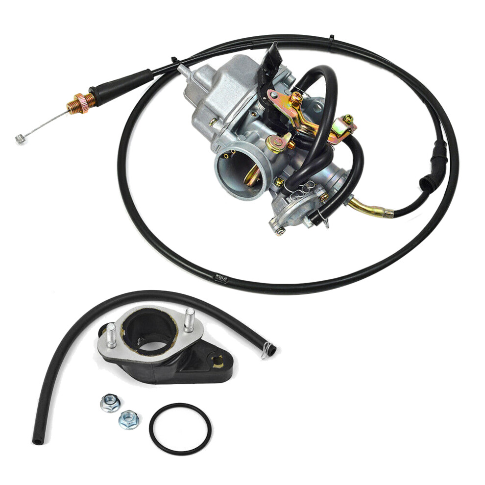 Carburetor & Throttle Cable Intake Manifold For Recon 250 Trx250 1997-2007 Carb 4711358634361