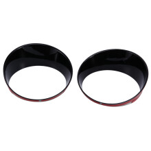 Front Headlight Decoration Cover Trim Light Lamp Sticker for JL 2018 2019 Gladiator JT 2020