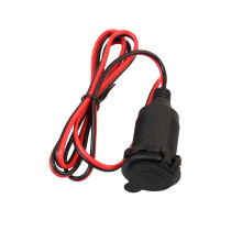 Car Socket 12/24 V Female Car Charger Cigar Lighter Plug Car Accessory Cigar Power Plug Adapter Plug(1M)