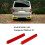 2X Red Lens Rear Bumper Reflective  Warning Light Reflector for Transporter T5 2003-2009 2
