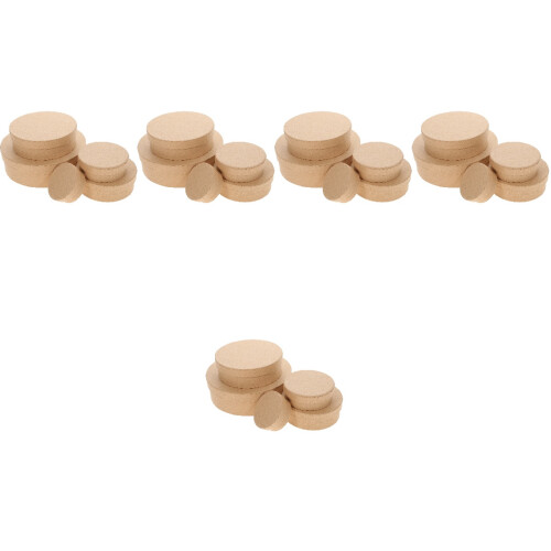 25Pièces Boîtes Kraft Khaki Pour Articles 2