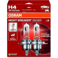 OSRAM NIGHT BREAKER SILVER, H4, halogen headlight lamps, Hanging