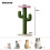 Griffoir vert cactus pour petits chats d'intérieur 6