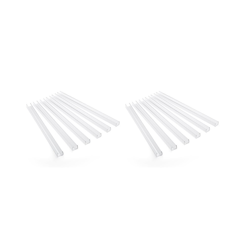 Cabinet Protector Guard (Pack Of 12),17.7In Clear Pvc Cabinet Protectors For 3/4In Thick Kitchen Cabinets 6034231102732