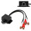 2X Audio Amplifier  Car Knob Adapter Interior Bass Boost Volume Control Digital Stereo Universal Remote 4