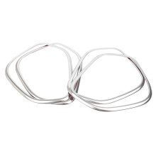 4Pcs Car Silver Steel Interior Door Speaker Cover Trims for XC60 2018