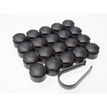 Partsdealers Round Type Wheel nut covers for Audi A1 A3 A4 A5 A6 A7