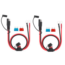 Dongge 2 PCS SAE Connector Motorcycle Battery Charger SAE Charging