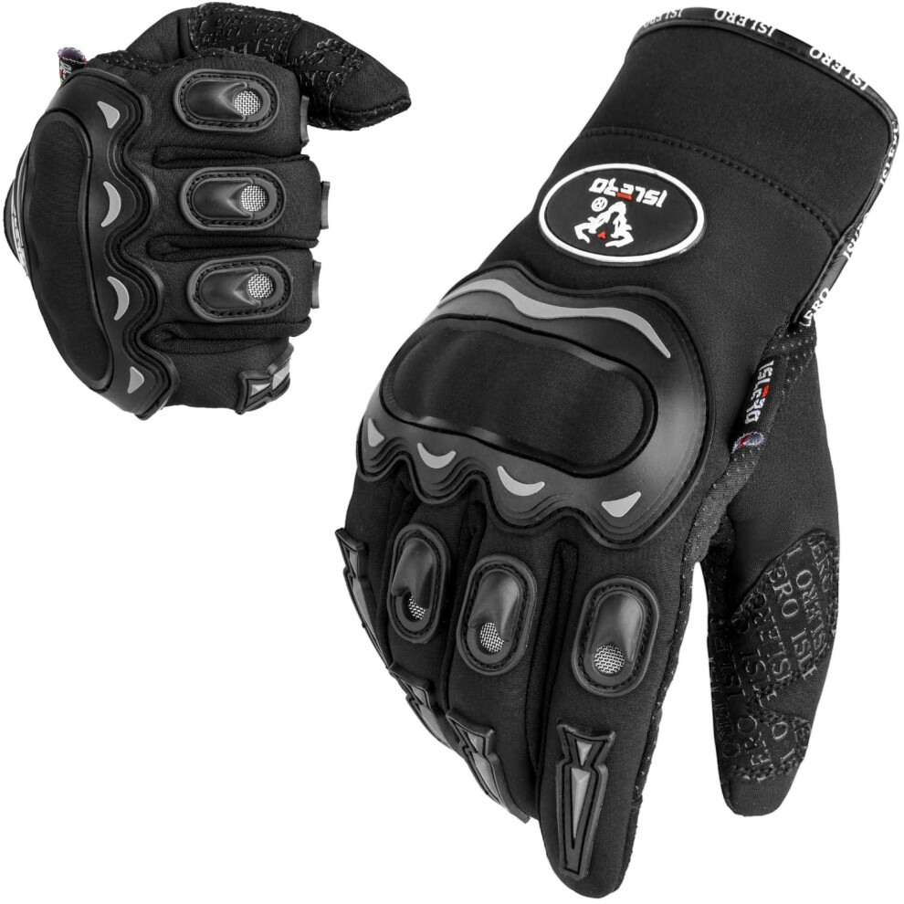 Islero Motorcycle Gloves For Men & Women, Touchscreen Breathable 5005124448214