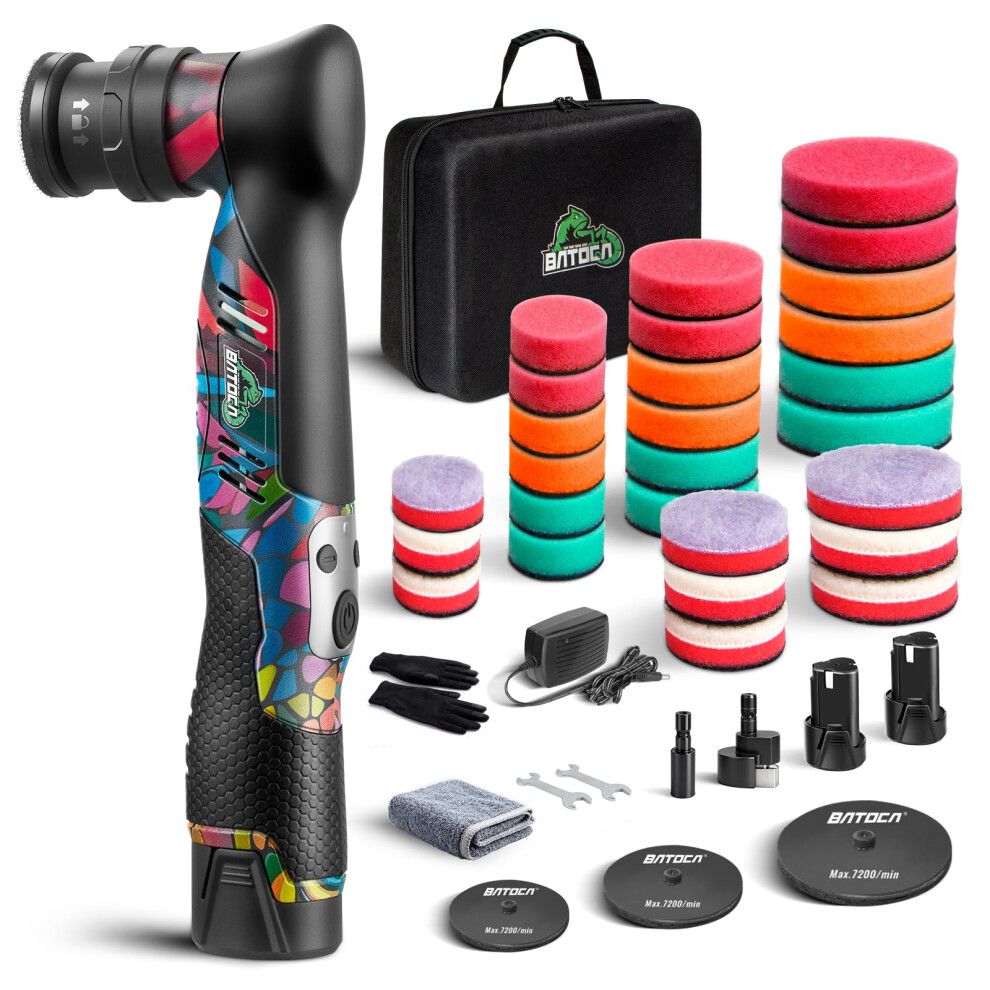 Batoca S5 Cordless Mini Car Polisher Buffer Sander Dual Action Rotary Polishing 5004128860794