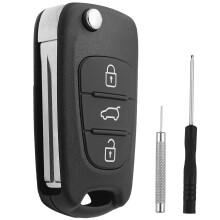 3 Buttons Car Key Case Replacement for Hyundai i20 i30 i35 iX20 iX35