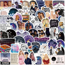 Sanmatic 60pcs Acotar Merchandise Stickers for Suitcase Skateboard