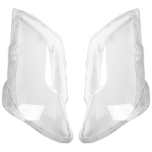 2Pcs Car Clear Headlight Lens Shell Cover Replacement Light Lamp Cover for 7 E65 E66 2005-2008