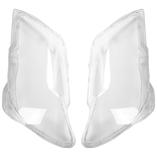 2Pcs Car Clear Headlight Lens Shell Cover Replacement  Light Lamp Cover for  7 E65 E66 2005-2008