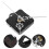 4Ensembles Kit Mécanisme Argent PVC Durable Usage Remplacement 6