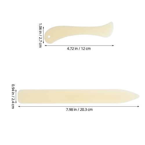 5Pièces Outils Plastique Beige Pour Finitions Cuir 1