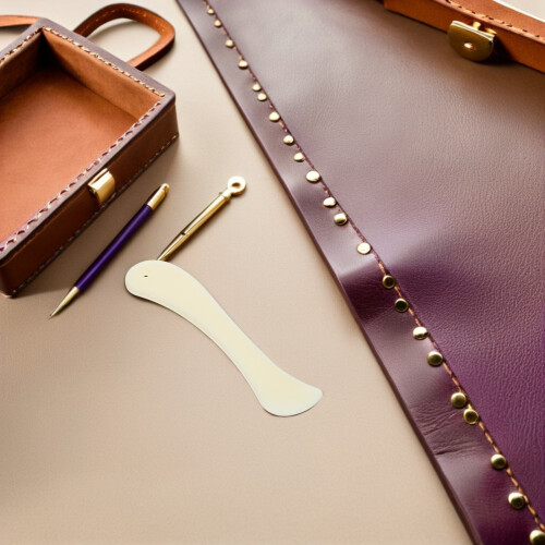 5Pièces Outils Plastique Beige Pour Finitions Cuir 2
