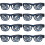 8Pièces Lunettes Lumineuses LED Pour Soirée Disco Fun 10