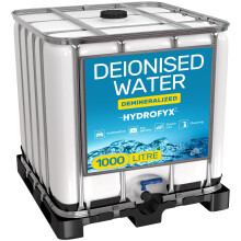 HYDROFYX Deionised Water – 1000L IBC (Intermediate Bulk Container)