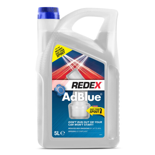 Redex AdBlue Additive 5L, AdBlue With Easy-Pour Spout, Reduces NOX