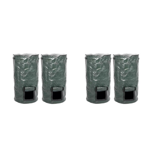 4Pièces Ramassage Jardin Pe Vert Résistant Spacieux 2