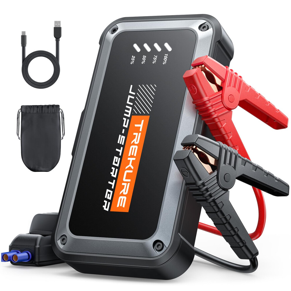Trekure 4000A Jump Starter Power Pack, 12V Car Battery Booster Jump 5000061054931