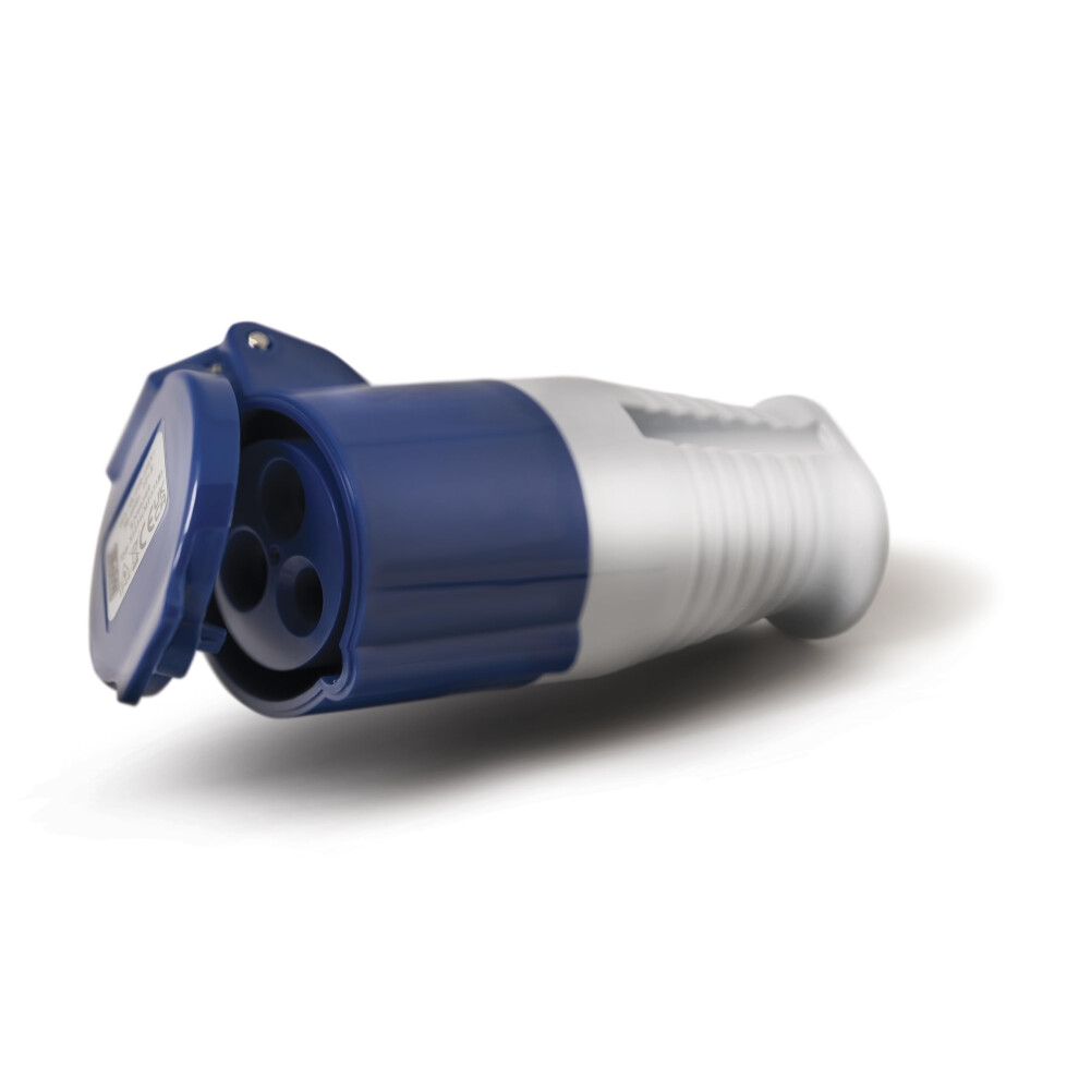 Maypole 230V 16 Amp Site Connector, Splash Proof 3-Pin Socket, 5000130361656