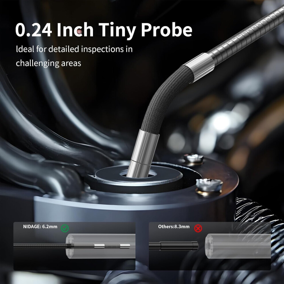 Goldeggs Articulating Endoscope Inspection Camera With Light 5007529032371
