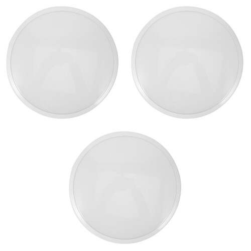3Stk Elegante Runde ABS Deckenlampe Für Schlafzimmer Bad 1