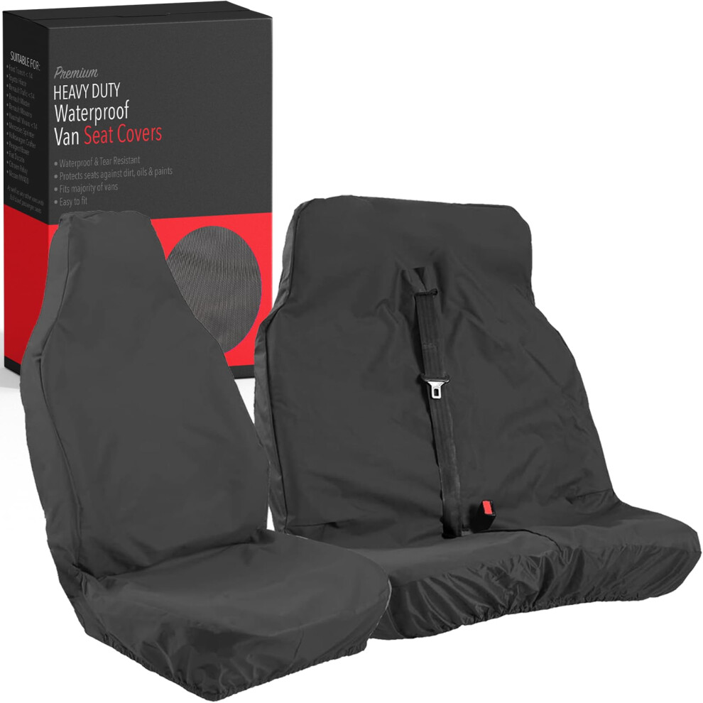 Xtremeauto Universal Extra Heavy Duty Van Seat Covers Black 5001121980757