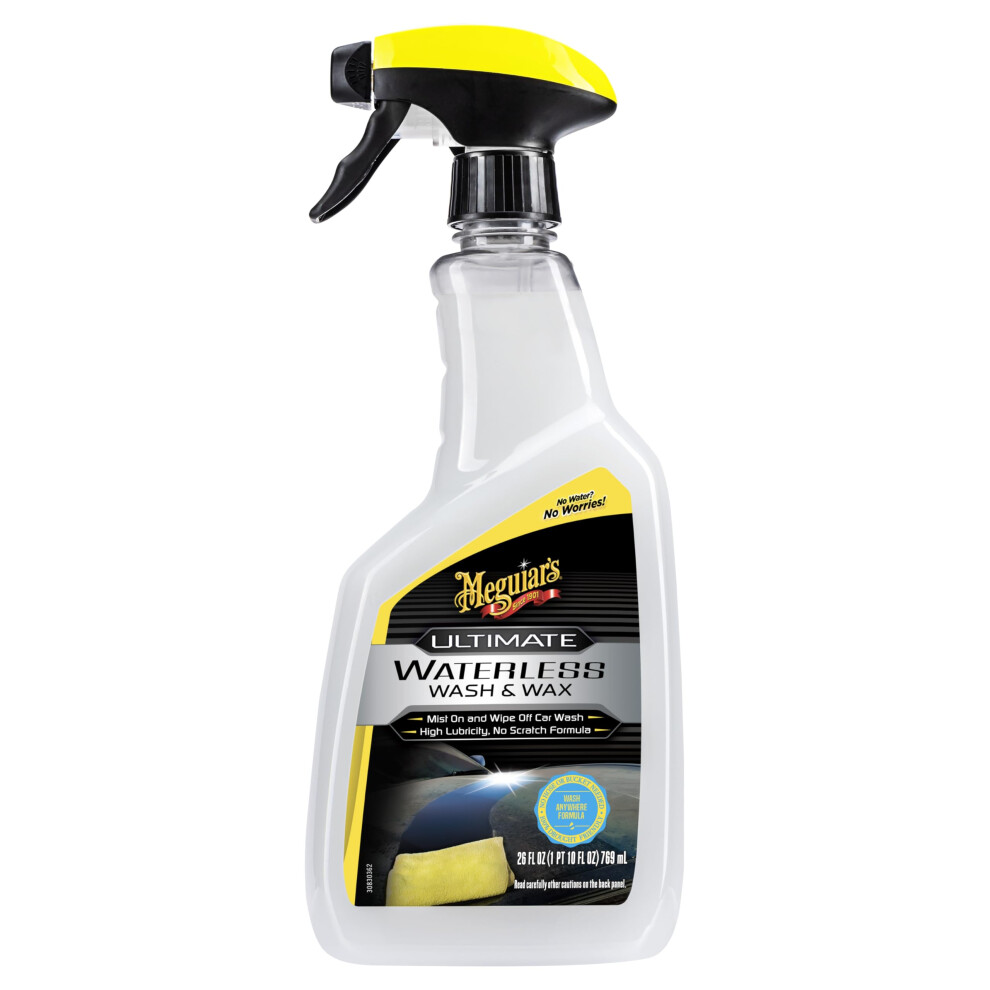 Meguiar's Ultimate Waterless Wash & Wax, Scratch-Free Waterless Car 5007418176711