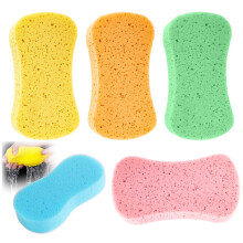ASelected 4Pcs Large Car Wash Sponge Thick Super Soft Cleaning Sponge
