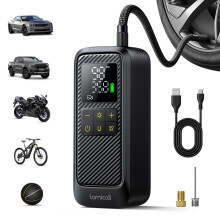 Lamicall Car Tyre Inflator Air Compressor - [5x Faster Inflation]