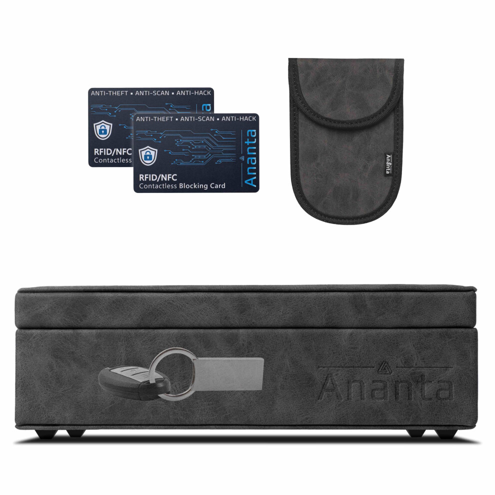Ananta Faraday Box For Car Keys Â Premium Rfid Key Box With Secure 5008986202635