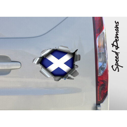 Extra Large Speed Demons Pride Burst RIP Torn Tear Sticker SELF