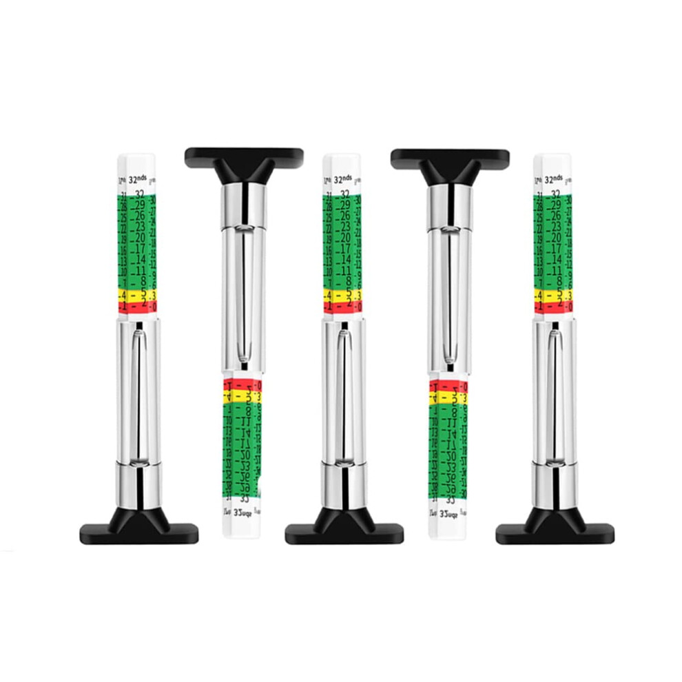 Licqic Tyre Tread Depth Gauge Uk, Color Coded Car Tire Tread Depth 5008752089569