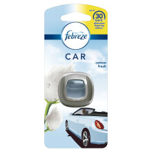 Febreze Cotton Fresh Car Clip Air Freshener - Pack of