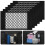 AOOWU Car Boot Storage Net 6 PCS, Black Magic Adhesive Mesh Cargo 1