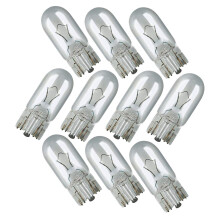 10 x Quality Car Push Fit 501 Wedge Base 12 Volt 5 Watt Capless Sidelight Bulbs
