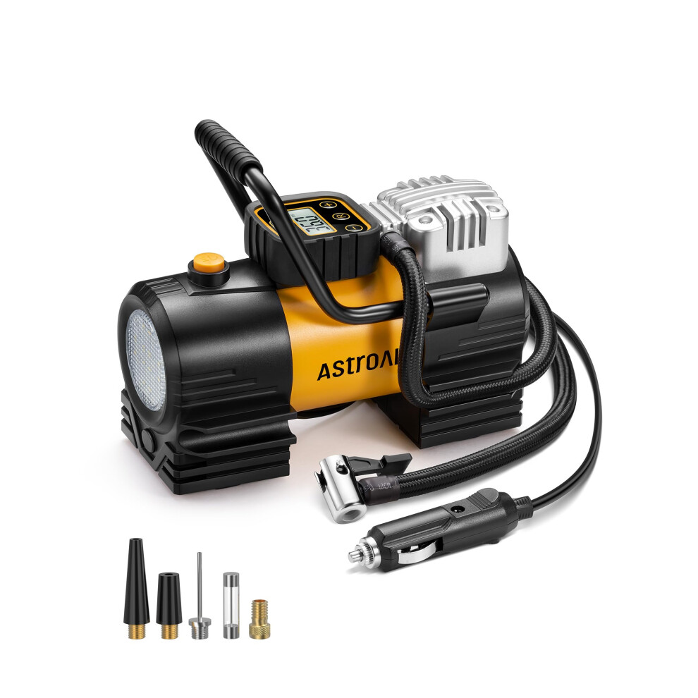 Astroai Tyre Inflator Portable Air Compressor Dc 12V, Fast Inflation 5002977669193