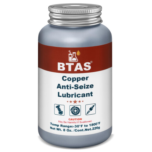BTAS Copper Anti Seize Grease Lubricant High Temp Never Antiseize