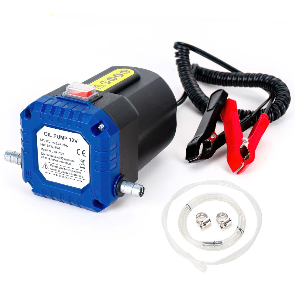 Lemoto 12V 80W Oil Change Pump Extractor With Overload 5006609950857