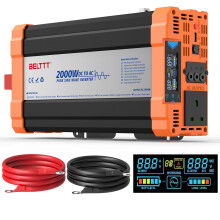 2000W Power Inverter 12V to 230V AC Pure Sine Wave Inverter,Car
