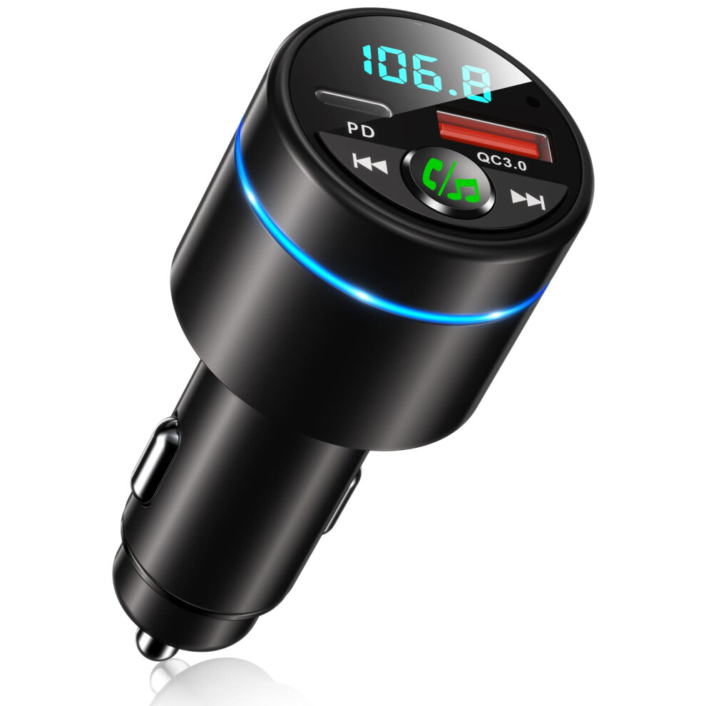 Bluetooth Car Adapter 5.3, Mohard All-Metal Pd 30W & Qc3.0 18W Fast 5007977782224
